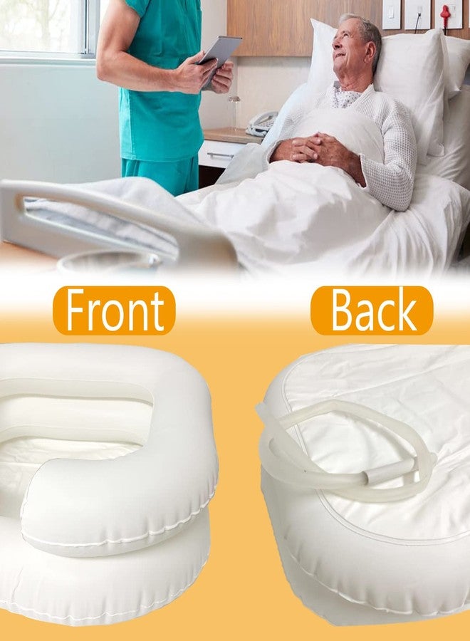 asdmm Inflatable Bedside Shampoo Basin - Hair Washing Shower System in Bed Bath for Bedridden Disabled Elderly Pregnancy(Set of 6) - Image 3