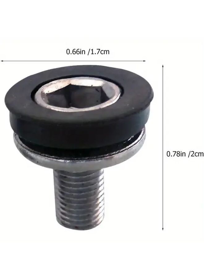 2 Pcs Bolts for Securing Square Cranksets with Hexagonal Holes to Prevent Mud Accumulation - Image 3