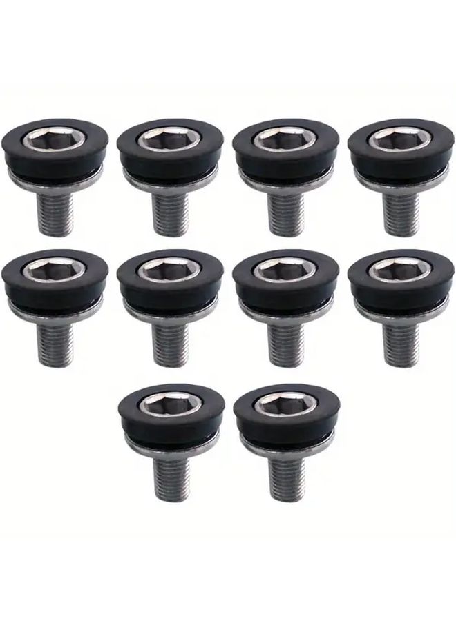 2 Pcs Bolts for Securing Square Cranksets with Hexagonal Holes to Prevent Mud Accumulation - Image 1