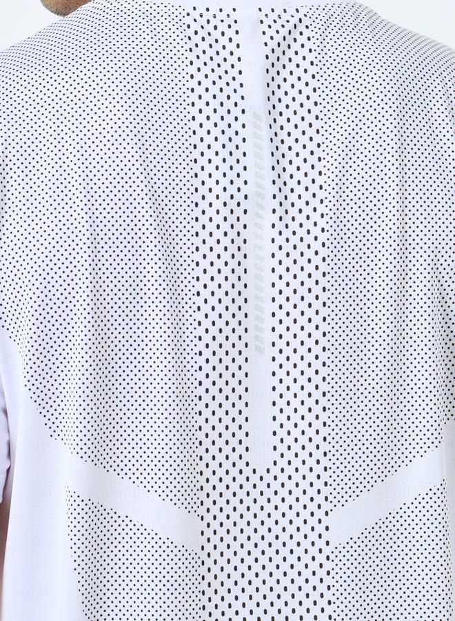 ستايلي اكتيف تيشيرت بقصة عادية وياقة دائرية - Image 5