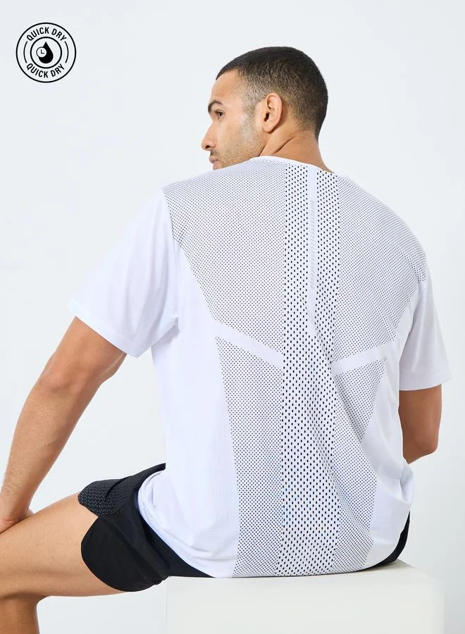 Styli Active Regular Fit Crew Neck Active T-Shirt