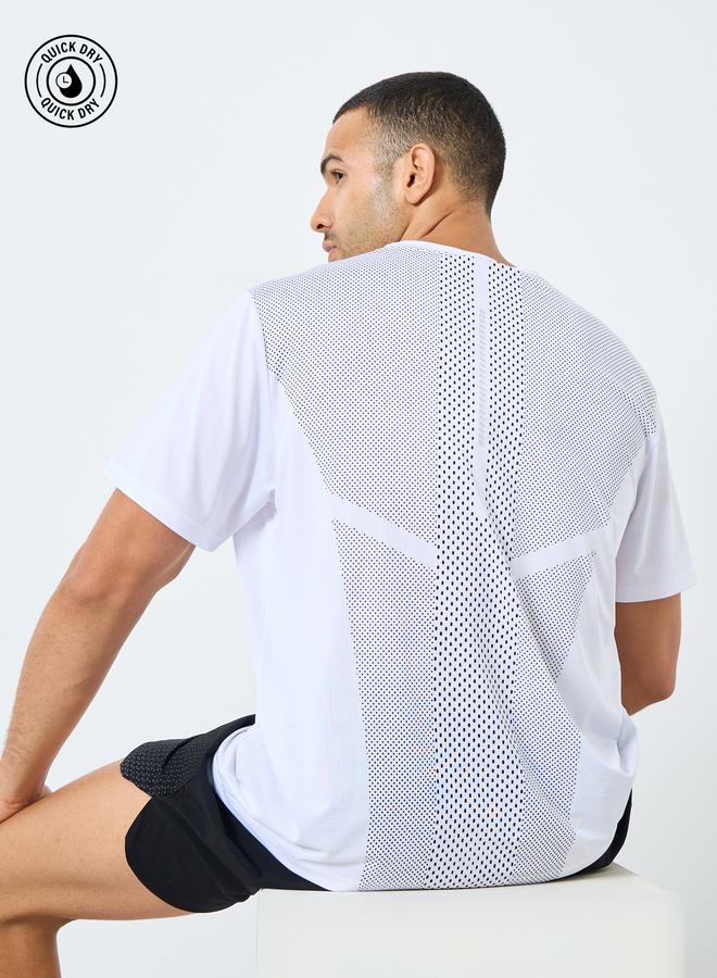 ستايلي اكتيف تيشيرت بقصة عادية وياقة دائرية - Image 1