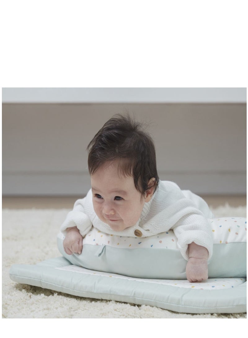 Clevamama Newborn Tummy Time Mat - Terrazzo | Newborn to 12 Months - Image 5