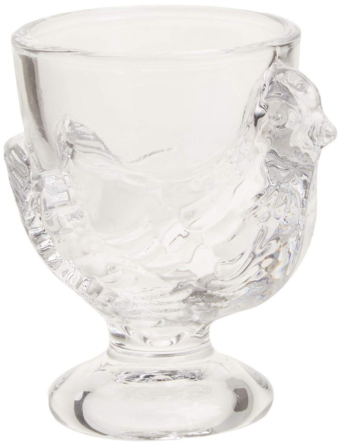GLASS CHICKEN EGG CUP