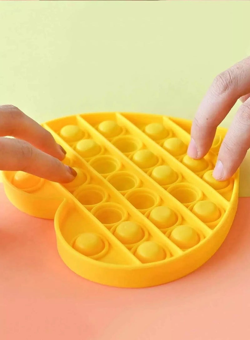 Generic 1pc Heart Push Bubble Toy 