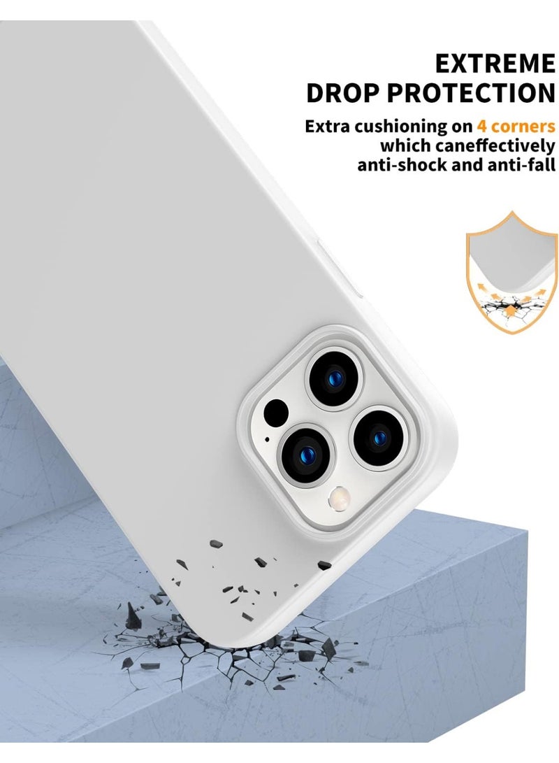 غطاء حماية كامل الجسم لهاتف iPhone 14 Pro Max، ملمس حريري ناعم، مع بطانة من الألياف الدقيقة، لهاتف iPhone 14 Pro Max مقاس 6.7 بوصة - Image 4