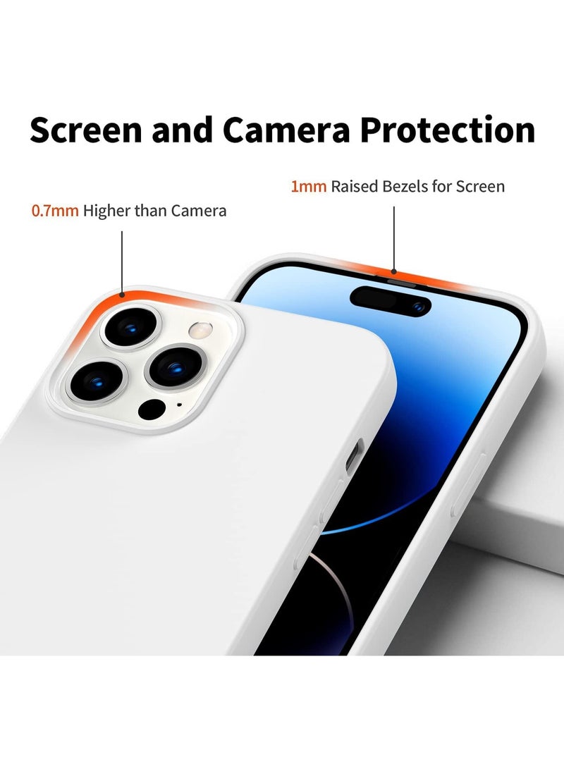 غطاء حماية كامل الجسم لهاتف iPhone 14 Pro Max، ملمس حريري ناعم، مع بطانة من الألياف الدقيقة، لهاتف iPhone 14 Pro Max مقاس 6.7 بوصة - Image 3