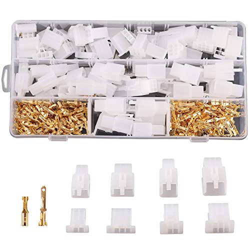 Kinstecks 380PCS 28mm Automotive Connector Kit 2 3 4 6 Pin Automotive Electrical Wire Connectors Kit for Motorcycle Motorbike Car Truck Scooter Boats Electric Instruments - Image 1