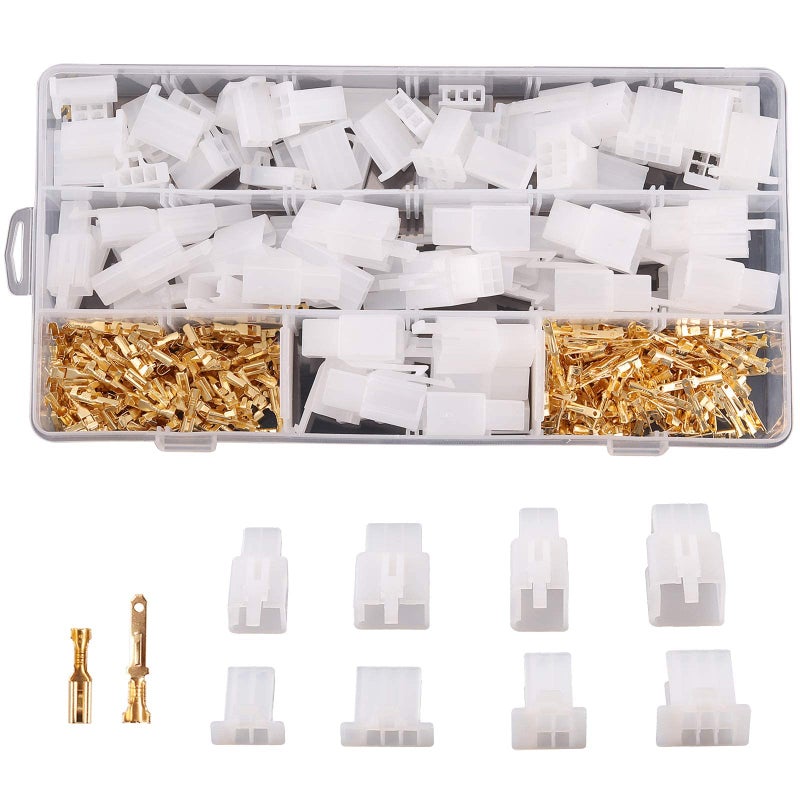 Kinstecks 380PCS 28mm Automotive Connector Kit 2 3 4 6 Pin Automotive Electrical Wire Connectors Kit for Motorcycle Motorbike Car Truck Scooter Boats Electric Instruments - Image 3