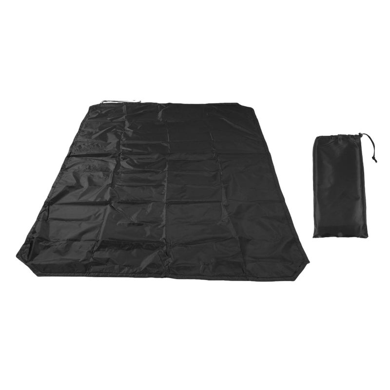 Car Roof Box Cover Cargo Rack Water Rain Dust Proof for SUV Outdoor Travel 210D Silver Coated Oxford Cloth 170 X 145cm / 66.9 X 57.1in - Image 1