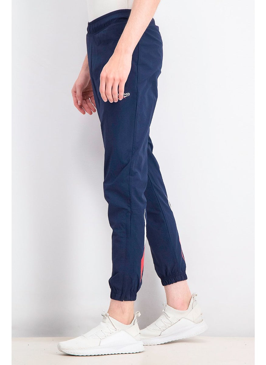 Reebok Men Sportswear Fit Classics Vector Track Pants, Navy  - Image 4