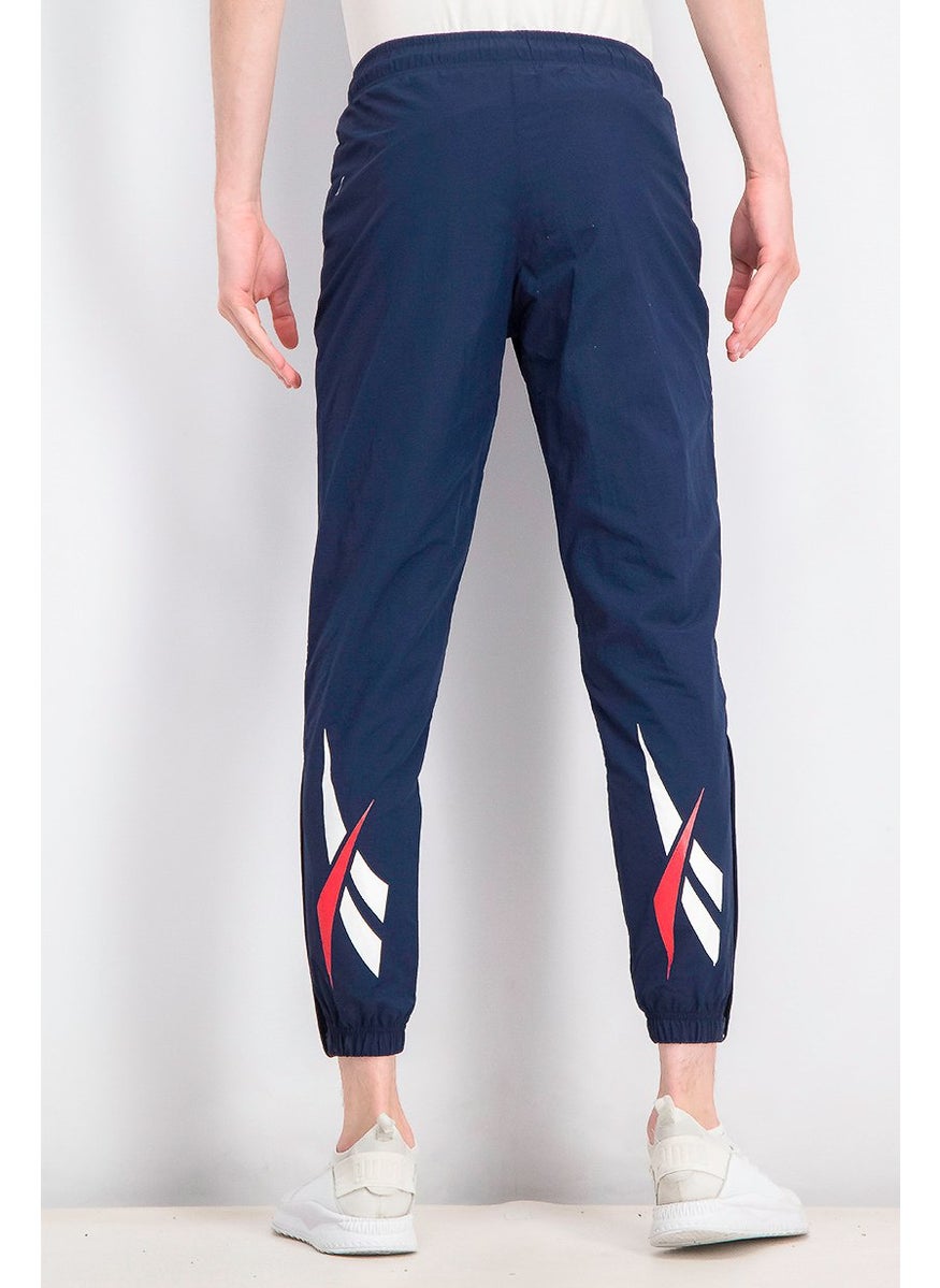 Reebok Men Sportswear Fit Classics Vector Track Pants, Navy  - Image 2