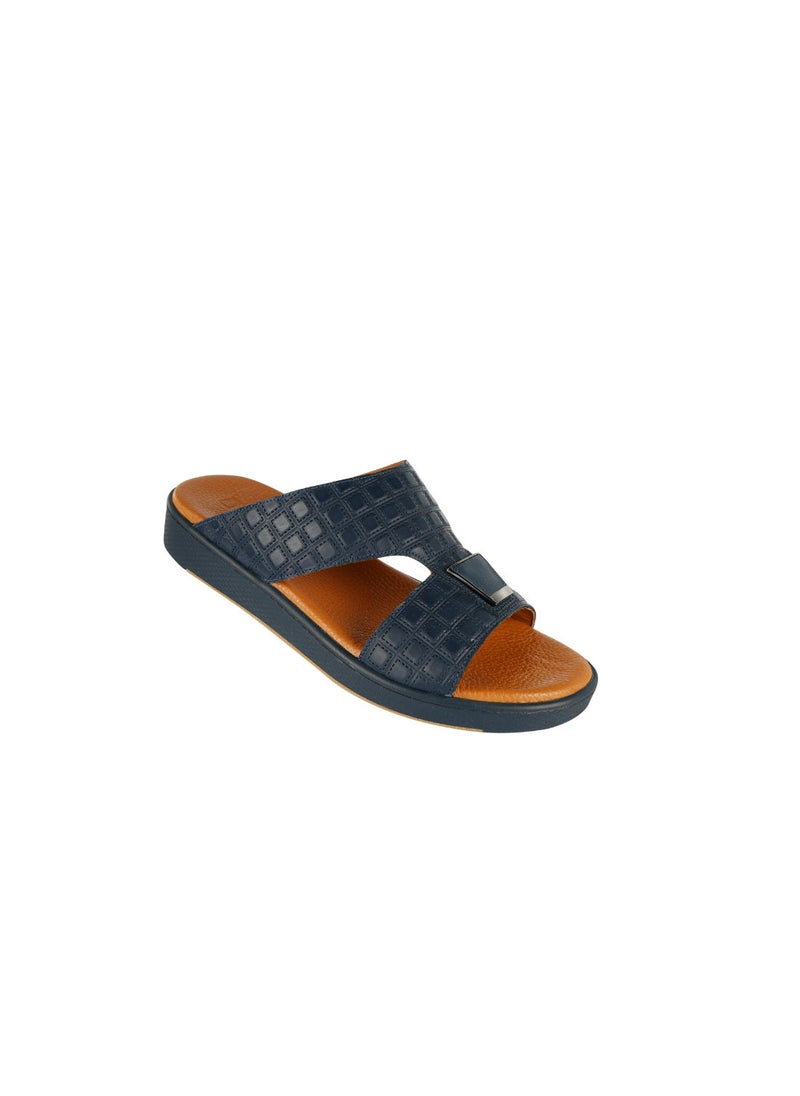 barjeel uno - Barjeel Uno Boys Elegant Arabic Sandals TAM 107B Navy - Image 1