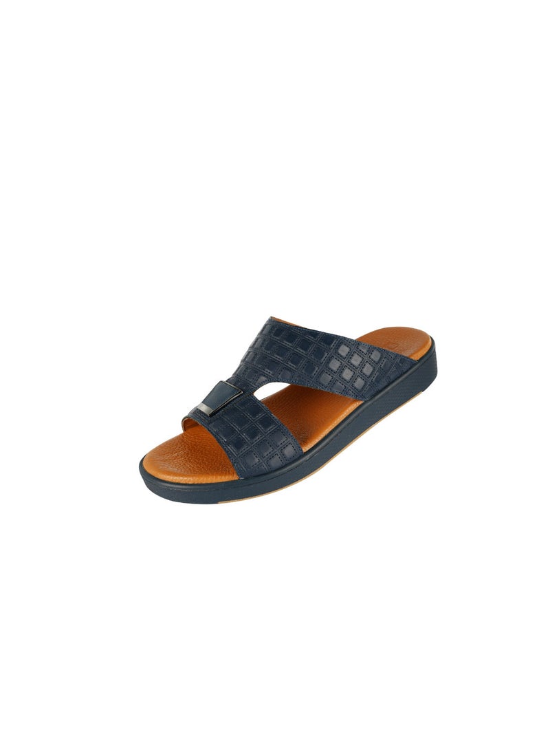 barjeel uno - Barjeel Uno Boys Elegant Arabic Sandals TAM 107B Navy - Image 1