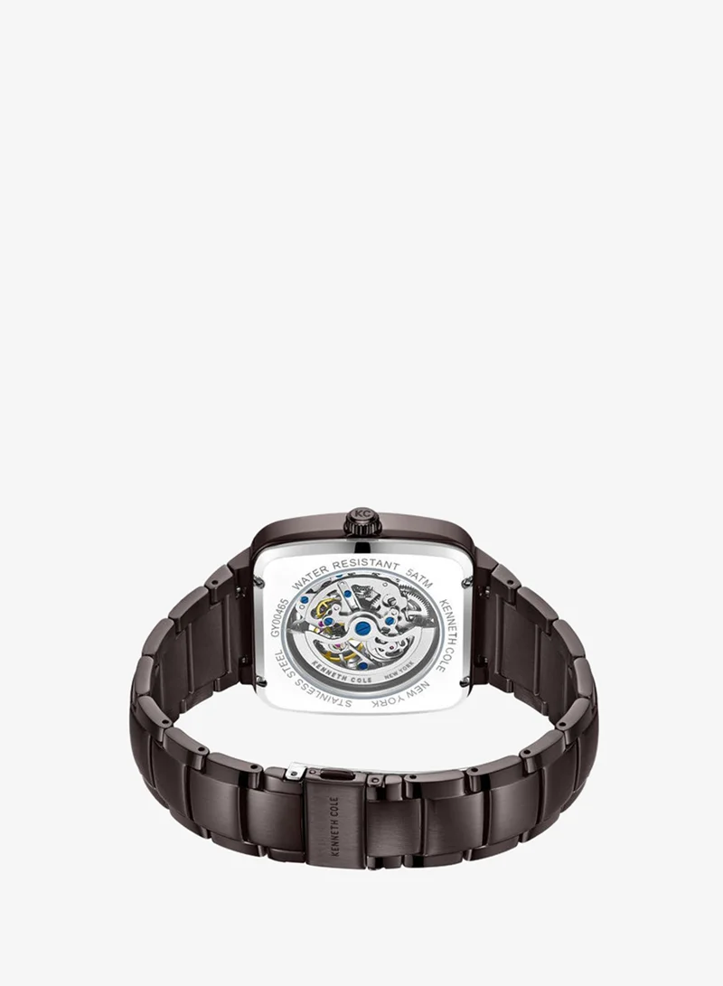 Kenneth Cole New York  Kenneth Cole New York 40mm Automatic Men's Watch with Chocolate Dial & Chocolate Stainless Steel Bracelet for Men | Best Price UAE