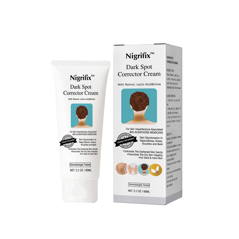 Nigrifix Acanthosis Nigricans Therapy Cream,Dark Spot Remover For Body,Dark Spot Corrector Cream,- Underarm, Neck, Armpit, Knees, Elbows, Private Areas, Intimate Areas - Upgraded Formula, - 2.1Fl Oz - Image 1