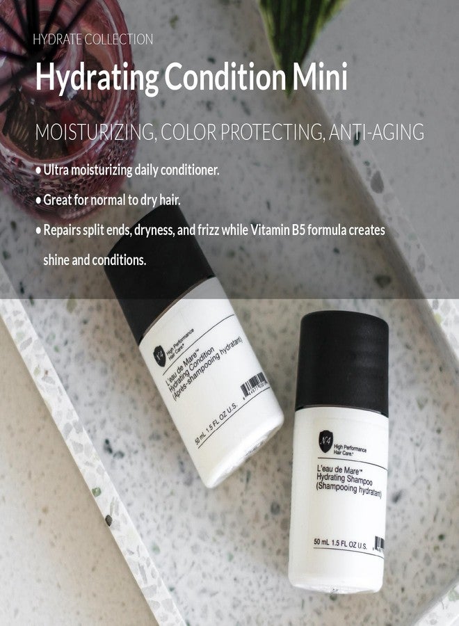 Number 4 Mini Hydrating Hair Conditioner, Travel Size Moisturizing Deep Conditioner for Dry, Damaged Hair, 1.5 oz - Image 2