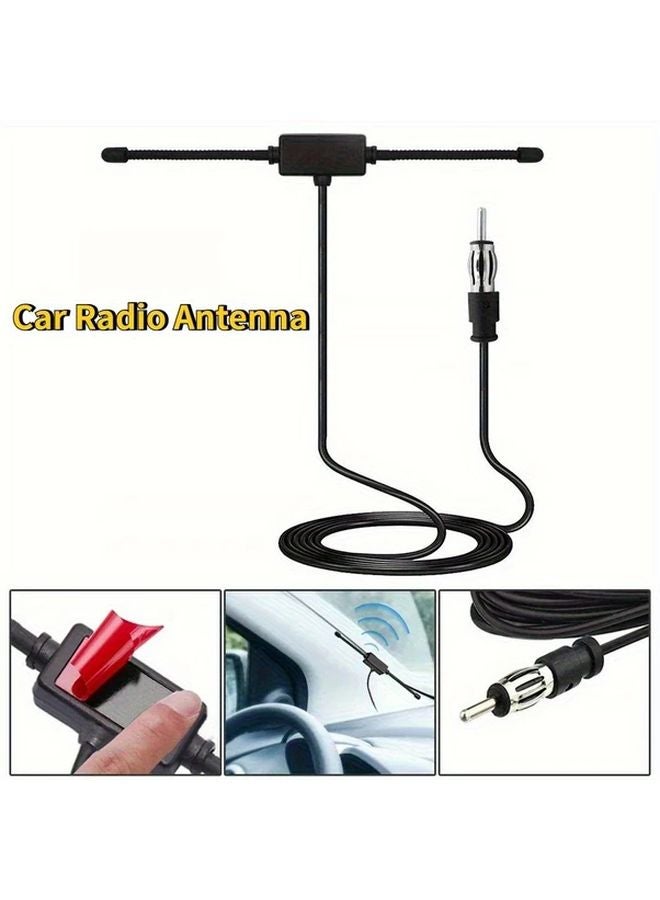 Universal Car Radio Signal Booster Hidden Stereo Antenna 1pc - Image 2
