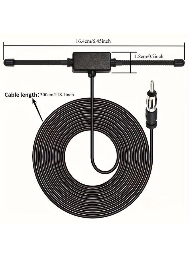 Universal Car Radio Signal Booster Hidden Stereo Antenna 1pc - Image 3