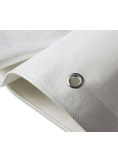 Edoplast 6X10 Meters White Size PVC Tarpaulin Ready Made Tent Canopy Waterproof Awning Protective Protection Cover Encapsulated  - Image 2