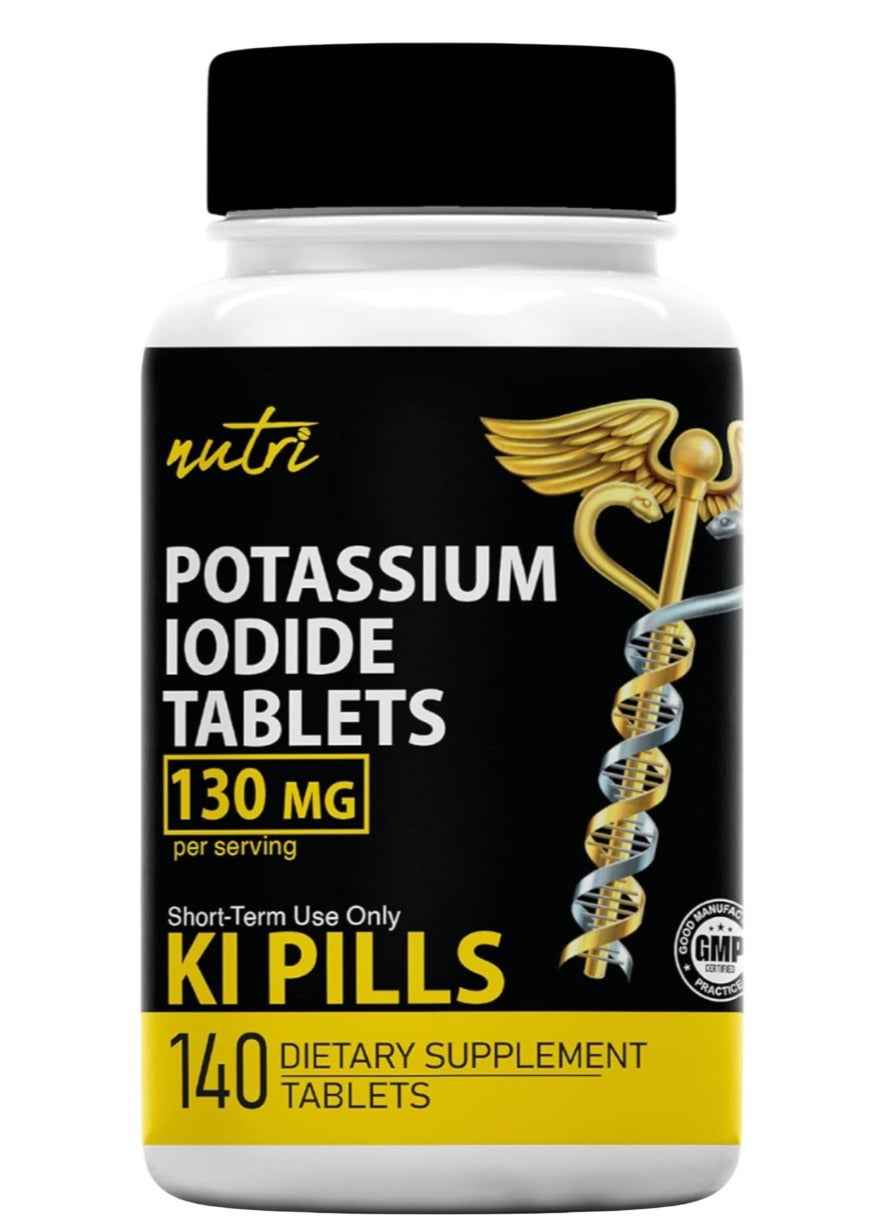 Natures Fusions Potassium Iodide Tablets Pack Of 5 130mg 300