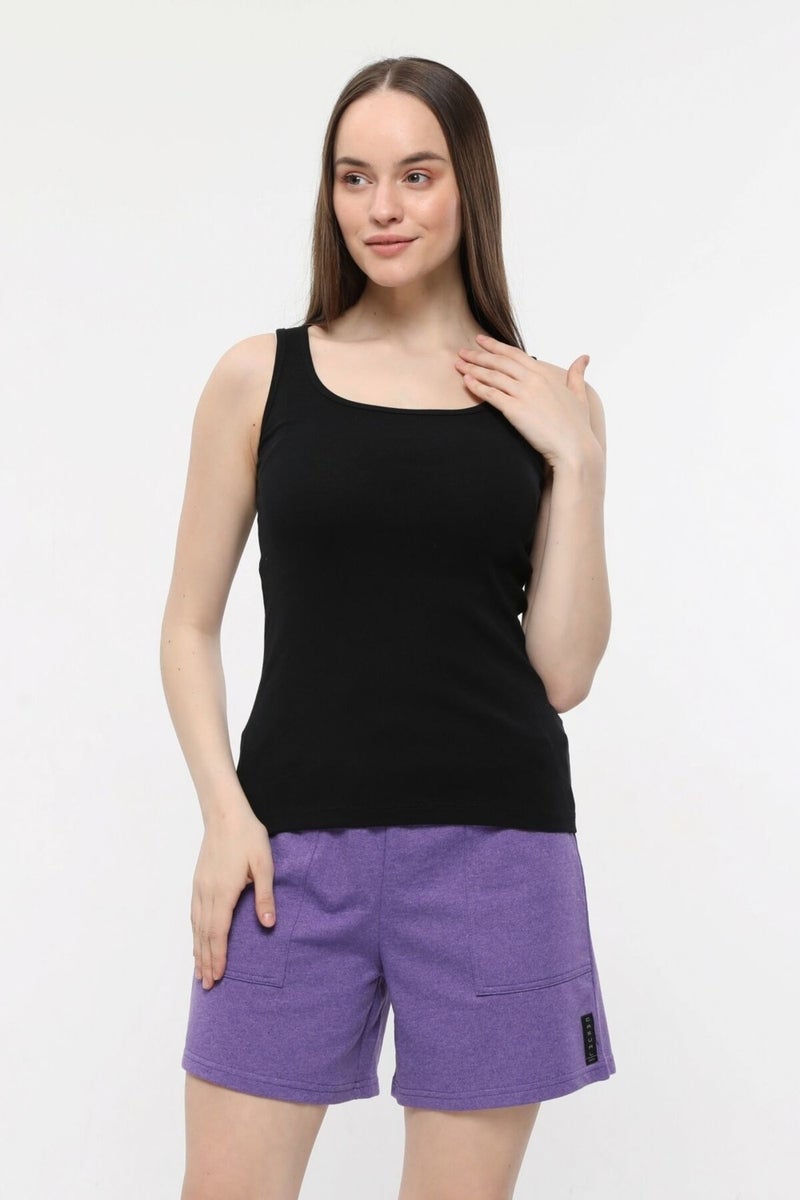Defy's Women's Wide Strap T-Shirt Black - M  - Image 1