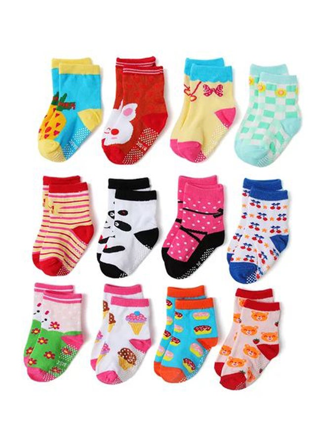 - Set Of (12) Ankle Socks - For Kids - Image 1