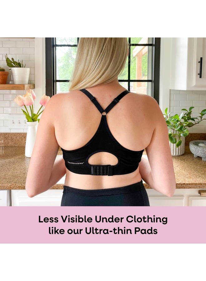 bamboobies Bam Yoga Nursing Bra, Medium, Black, Maternity Clothes for Breastfeeding, Size M - Image 5