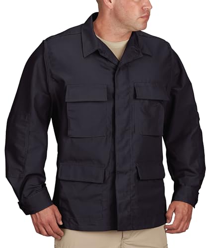 Propper Men's Standard Uniform BDU Coat, LAPD Navy, 60% Cotton, 40% Polyester, Medium Regular - Image 1
