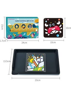 Cordova Educational Children's Color Sand Boys & Girls DIY Handmade Sand Painting Children Art & Crafts Toys Colored Sand Painting for Kids 3 Ages+ Year Kids  - Image 4