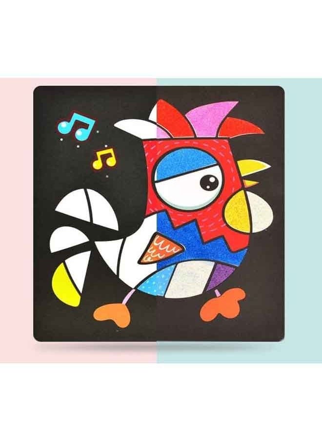 Cordova Educational Children's Color Sand Boys & Girls DIY Handmade Sand Painting Children Art & Crafts Toys Colored Sand Painting for Kids 3 Ages+ Year Kids  - Image 5