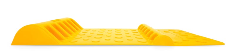 Camco AccuPark Parking Mat | Features 2 Raised Bumps for Parking Accuracy | Easy Installation with Heavy Duty Adhesive Tape | Yellow (42891) - Image 5
