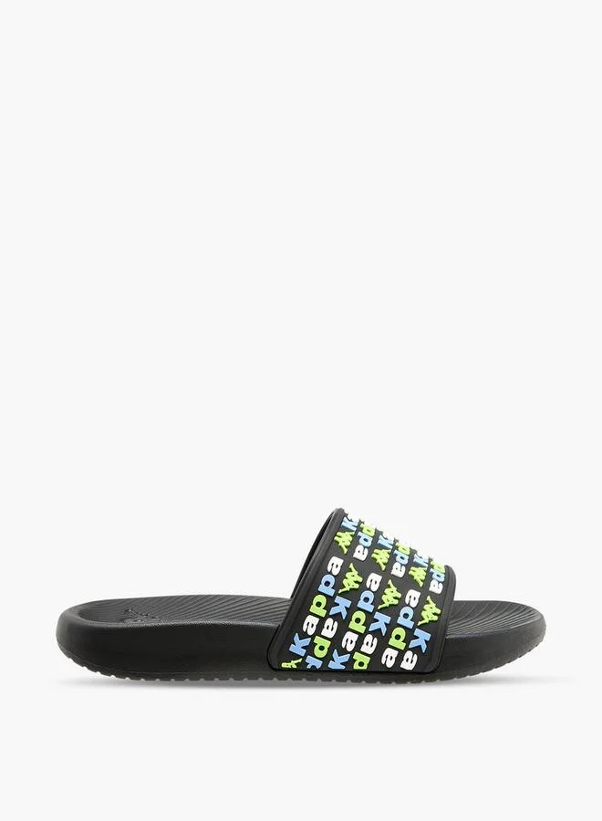 كابا Boys Logo Embossed Slides