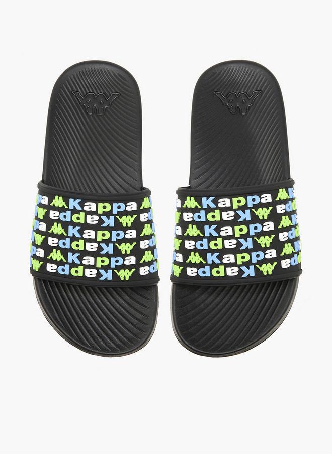 Kappa Boys Logo Embossed Slides - Image 1
