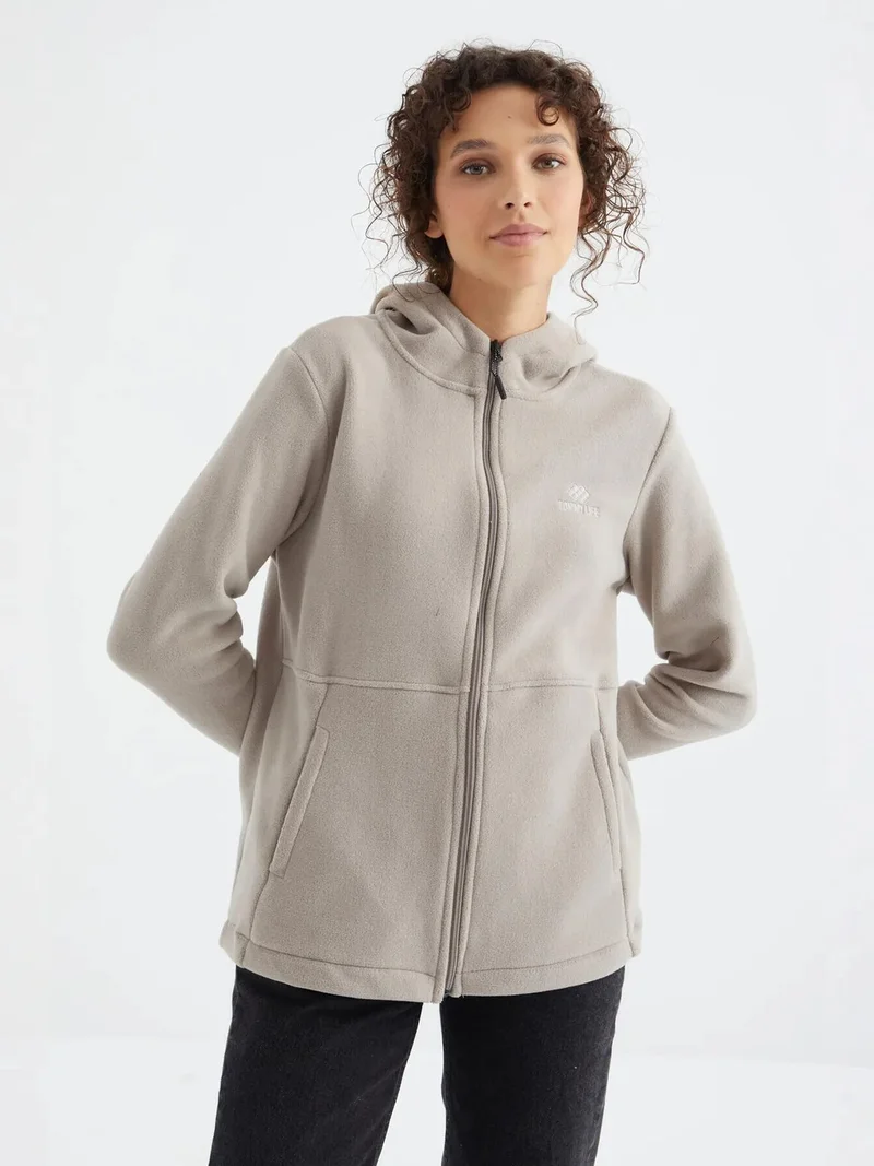 تومي لايف TOMMY Women's Hooded Zip Sweatshirt