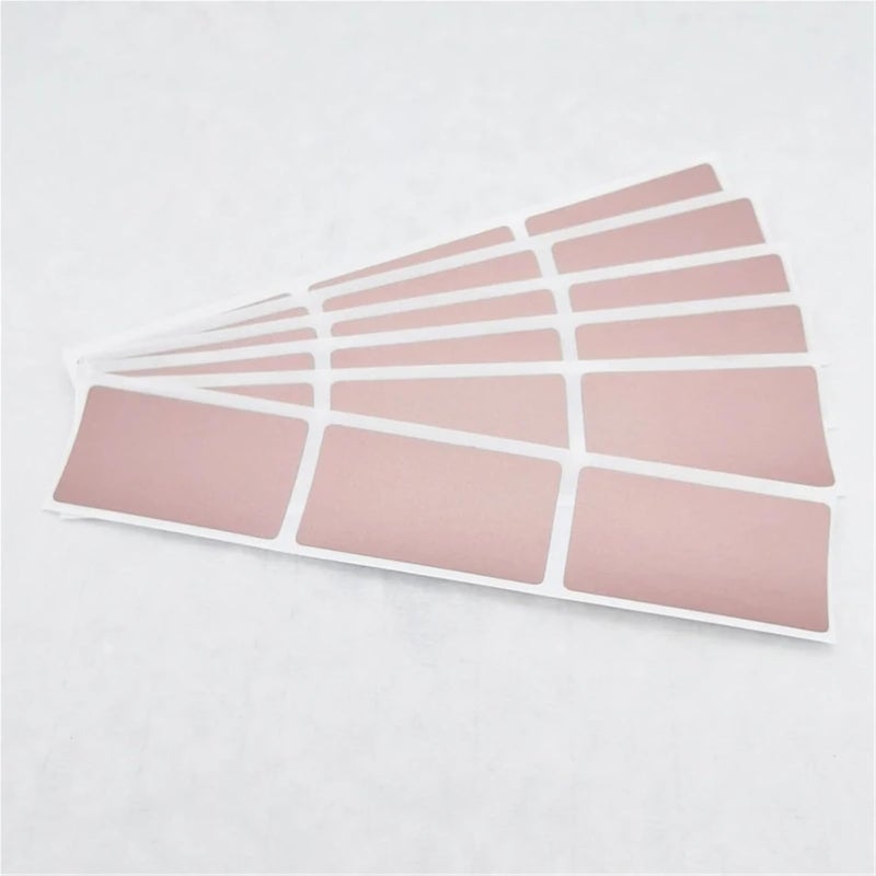 300pcs Drop Shipping Small Pack 23x42mm Shinny Silver Scratching Sticker Manual Game Card Paintcoat(Rose Gold) - Image 2