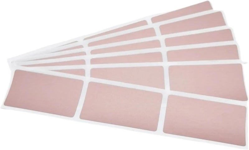 300pcs Drop Shipping Small Pack 23x42mm Shinny Silver Scratching Sticker Manual Game Card Paintcoat(Rose Gold) - Image 1