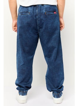 Levi's Men Regular Fit Solid Stretchable Denim Jeans, Wash Blue  - Image 3