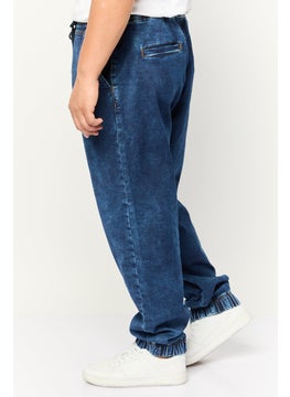 Levi's Men Regular Fit Solid Stretchable Denim Jeans, Wash Blue  - Image 4