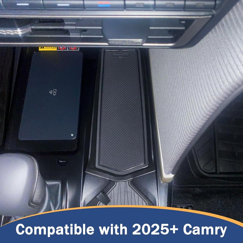 TOPINSTALL Front Center Console Tray Compatible with 2025 Toyota Camry Accessories, Gear Shifter Right Side Console Organizer Inserts Storage Interior Accessories Cost effective global grade quality - Image 4