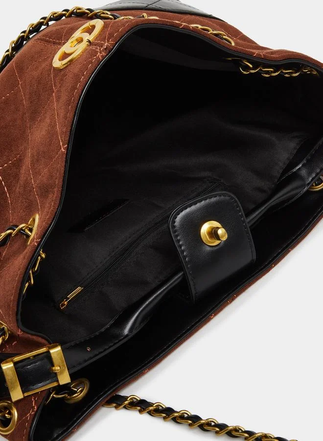 Styli  Two Tone Handbag for Women | Best Price UAE