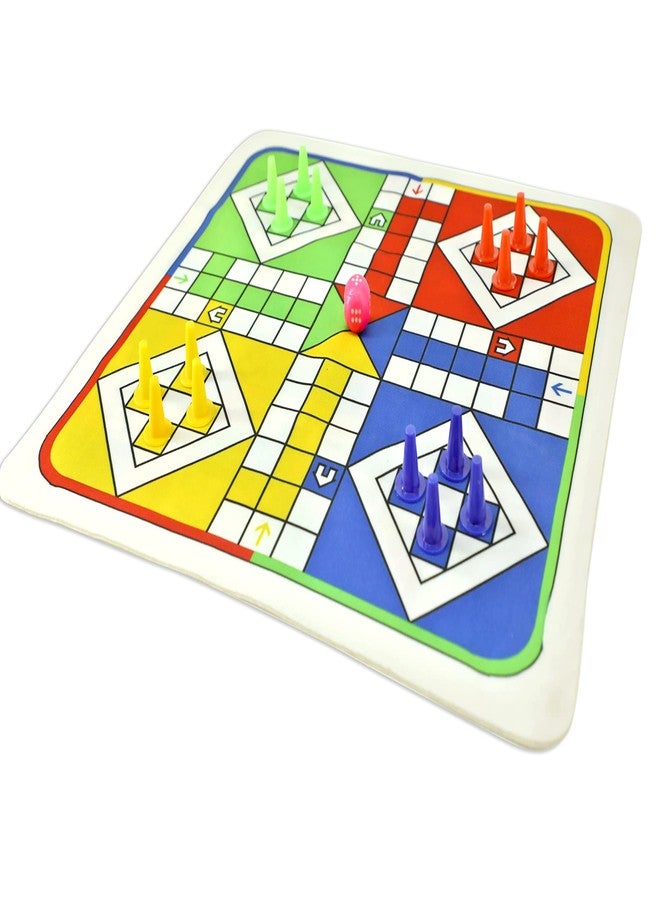 KESHAV CREATION Ludo & Snake Ladder Home Game Board Time Pass 2 Side Print Multi Colour - Image 5