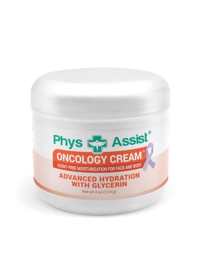 PhysAssist Oncology Recovery Cream: 4 oz Unscented, Super Moisturizing for Dry, Itchy, Sensitive Skin - Image 1