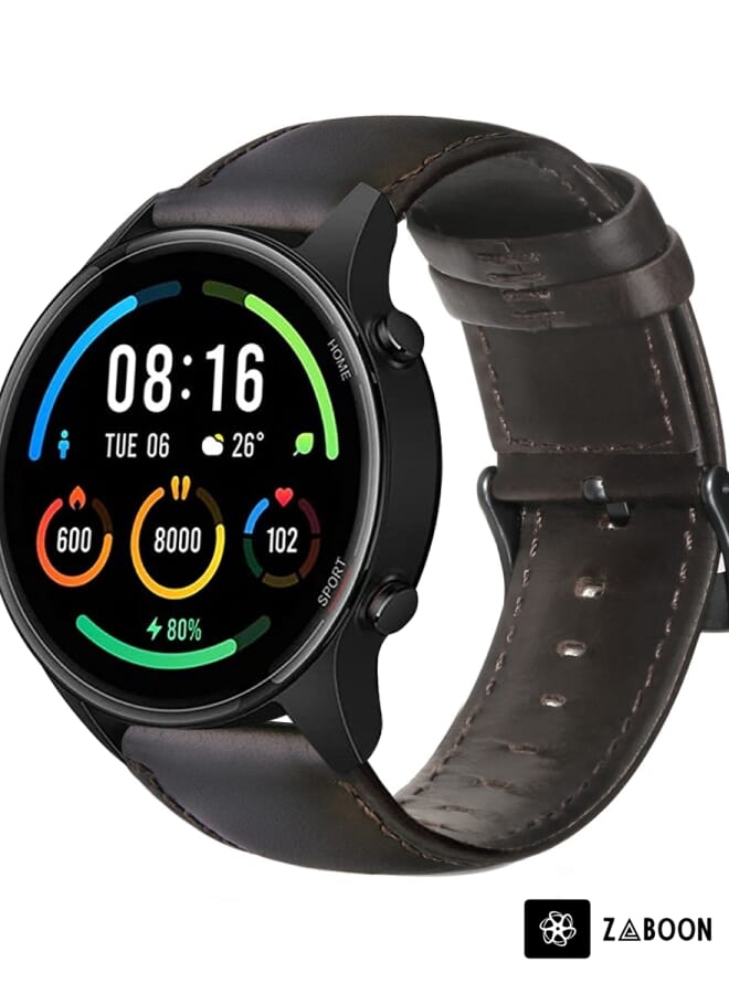 Zaboon Xiaomi Mi Watch Color Oil Wax Genuine Leather Watch Band - Image 1