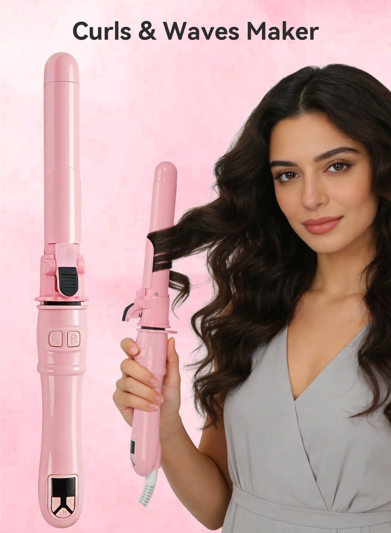 فوريول فير شعر كيرلر الشعر 28مم – مكواة تجعيد أوتوماتيكية مع طلاء سيراميك، تسخين PTC، شاشة LCD، دوران مزدوج، جهد مزدوج، حتى 230°C - Image 1