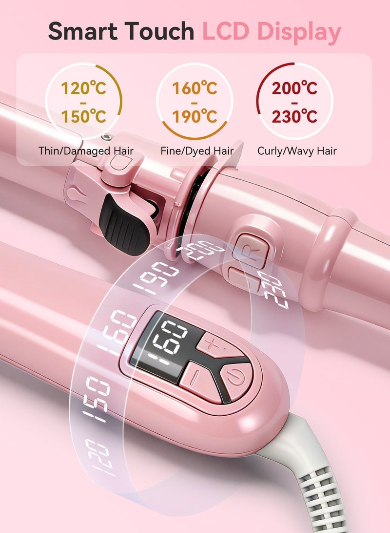 فوريول فير شعر كيرلر الشعر 28مم – مكواة تجعيد أوتوماتيكية مع طلاء سيراميك، تسخين PTC، شاشة LCD، دوران مزدوج، جهد مزدوج، حتى 230°C - Image 2