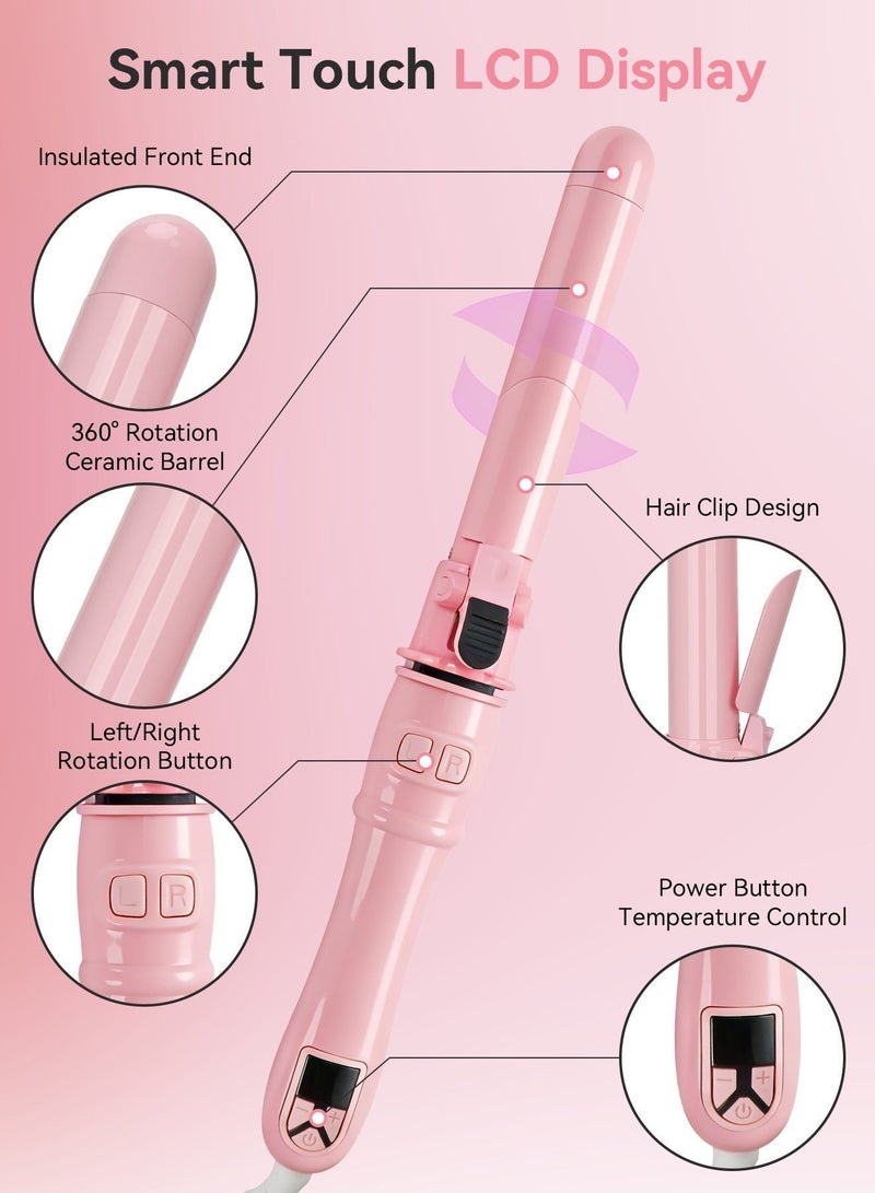 فوريول فير شعر كيرلر الشعر 28مم – مكواة تجعيد أوتوماتيكية مع طلاء سيراميك، تسخين PTC، شاشة LCD، دوران مزدوج، جهد مزدوج، حتى 230°C - Image 5