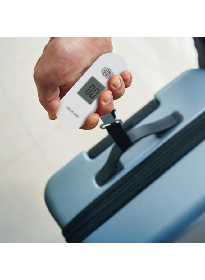GREEN LION Green Lion Weight Mate Digital Luggage Scale, 40 kg / 88 lbs Capacity, Tare Function, Auto Shut-Off, Digital Display, Overload & Low Battery Indicator, Travel-Friendly & Compact - Gray - Image 4