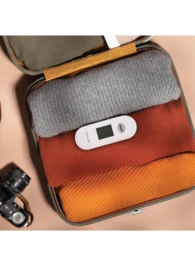 GREEN LION Green Lion Weight Mate Digital Luggage Scale, 40 kg / 88 lbs Capacity, Tare Function, Auto Shut-Off, Digital Display, Overload & Low Battery Indicator, Travel-Friendly & Compact - Gray - Image 3