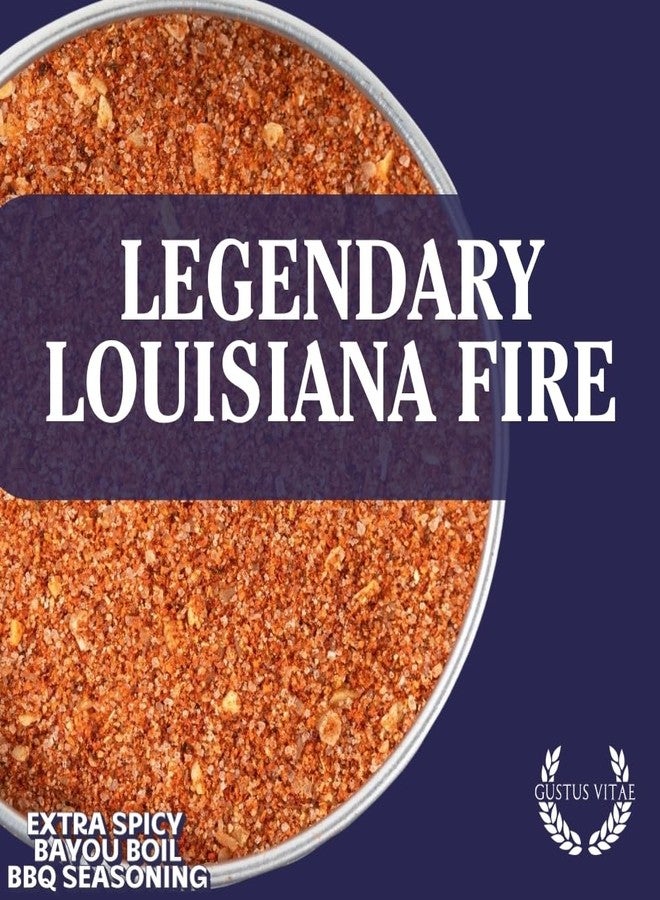 GUSTUS VITAE Extra Spicy Bayou Boil BBQ Seasoning | Gourmet Seasoning, Artisanal Spice Blend | All Natural, Non GMO | Hand Crafted in Small Batches in USA | No MSG or Artificial Ingredients | GLP-1 Friendly | Sustainably Sourced, Ultra Premium Spice & Rub | Bougie BBQ | Gustus Vitae | #867 - Image 2